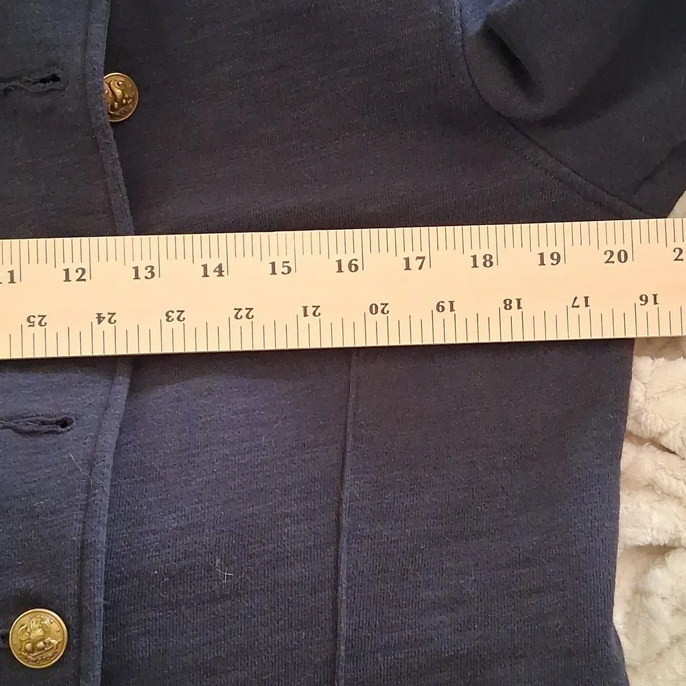 Denim & Supply Ralph Lauren Dark Blue Utility Jacket with Gold Details - Picture 8 of 9